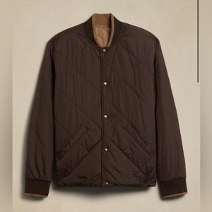 NEW Reversible Quilted Bomber Jacket